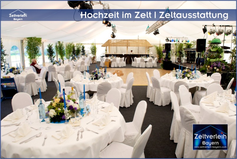 Hochzeit im Zelt - alles aus einer Hand Hochzeit im Zelt von Zeltverleih Oberbayern