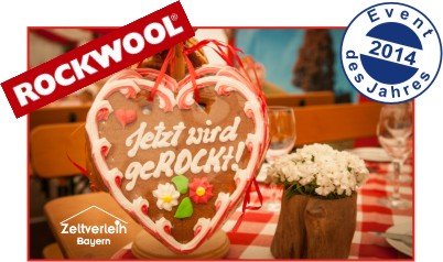 Event des Jahres 2014 Die mobile Alm von Zeltverleih Oberbayern