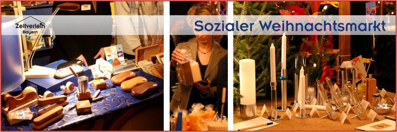 Sozialer Jahrmarkt Weihnachtsfeier im Zelt Zeltverleih Oberbayern